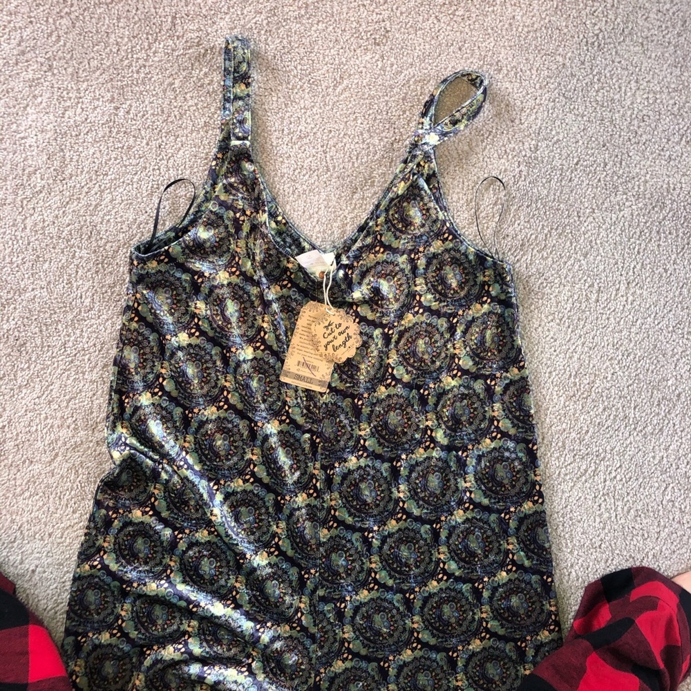 NWT Onsie Velvet Jumpsuit velvet wide leg